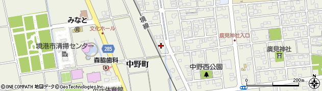 鳥取県境港市中野町5627周辺の地図