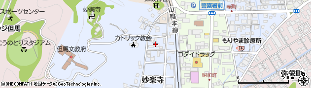 兵庫県豊岡市妙楽寺101周辺の地図