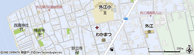 鳥取県境港市外江町2147周辺の地図