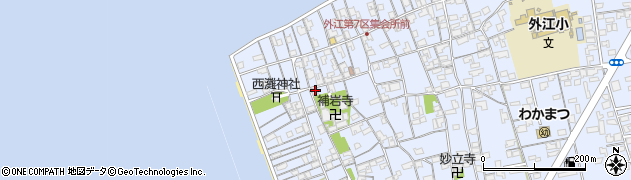鳥取県境港市外江町2831周辺の地図