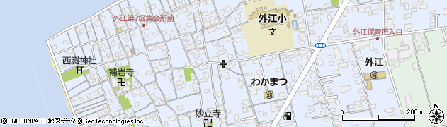 鳥取県境港市外江町2145周辺の地図