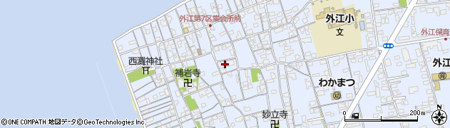 鳥取県境港市外江町2561周辺の地図