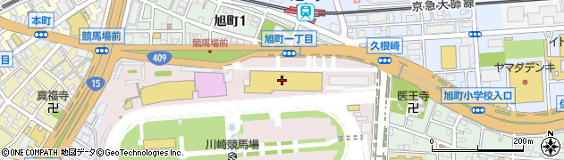 マーケットスクエア川崎イースト周辺の地図