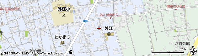 鳥取県境港市外江町1760周辺の地図