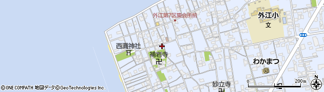 鳥取県境港市外江町2835周辺の地図