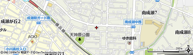 東京都町田市南成瀬6丁目10周辺の地図