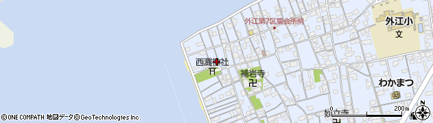 鳥取県境港市外江町3608周辺の地図