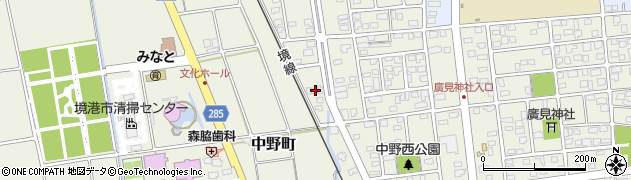 鳥取県境港市中野町5623周辺の地図