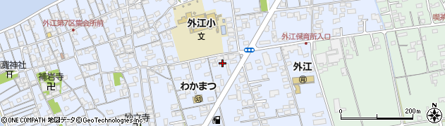 鳥取県境港市外江町2030-1周辺の地図
