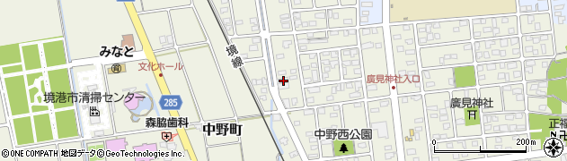 鳥取県境港市中野町5381周辺の地図