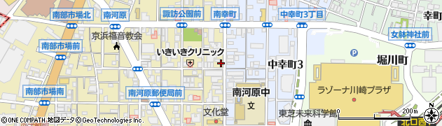 神奈川県川崎市幸区南幸町2丁目6-5周辺の地図
