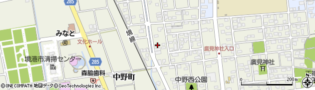 鳥取県境港市中野町5382周辺の地図