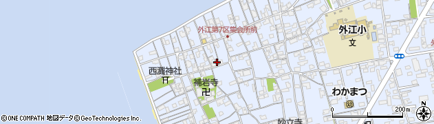 境港外江郵便局 ＡＴＭ周辺の地図