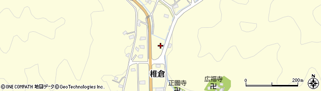 岐阜県山県市椎倉周辺の地図