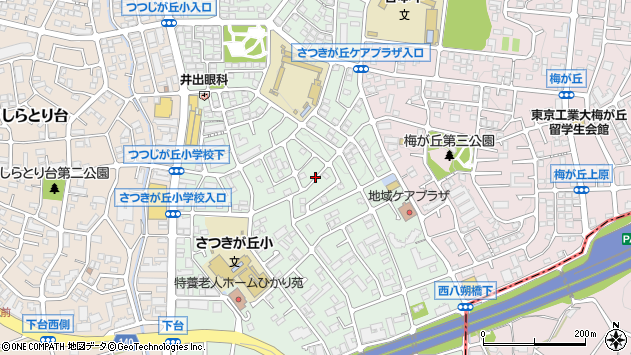 〒227-0053 神奈川県横浜市青葉区さつきが丘の地図
