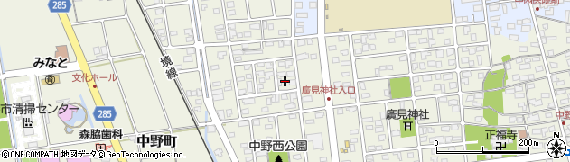 鳥取県境港市中野町5437周辺の地図