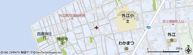 鳥取県境港市外江町2576周辺の地図