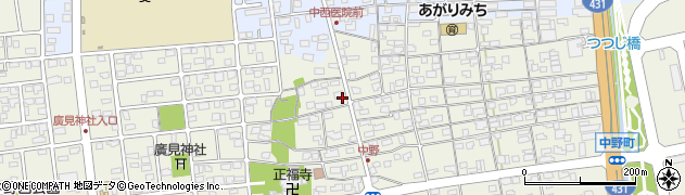 鳥取県境港市中野町575周辺の地図