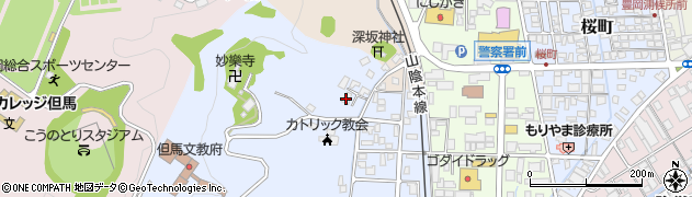 兵庫県豊岡市妙楽寺16周辺の地図