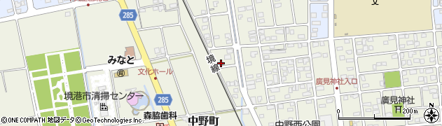 鳥取県境港市中野町5617周辺の地図