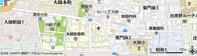 神奈川県川崎市川崎区大師町13周辺の地図