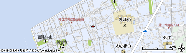 鳥取県境港市外江町2616周辺の地図