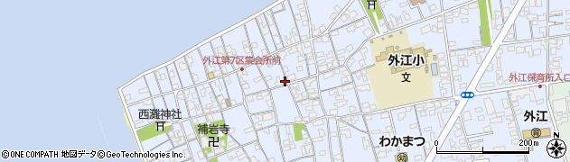 鳥取県境港市外江町2650周辺の地図