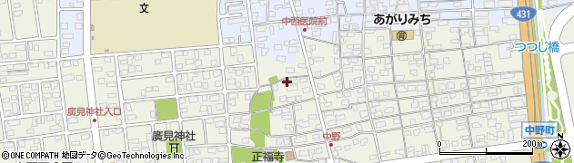 鳥取県境港市中野町577周辺の地図