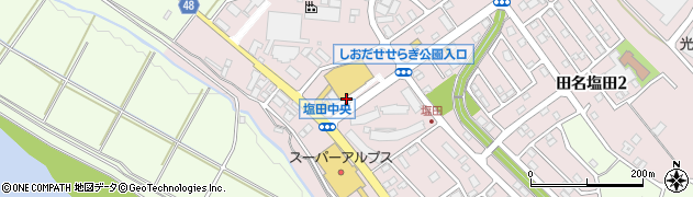神奈川県相模原市中央区田名塩田周辺の地図