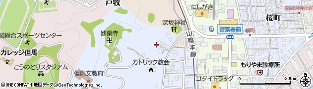 兵庫県豊岡市妙楽寺71周辺の地図