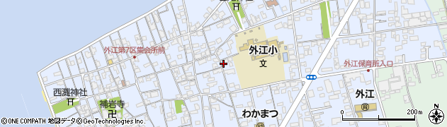 鳥取県境港市外江町2096周辺の地図