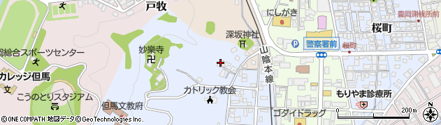 兵庫県豊岡市妙楽寺13周辺の地図