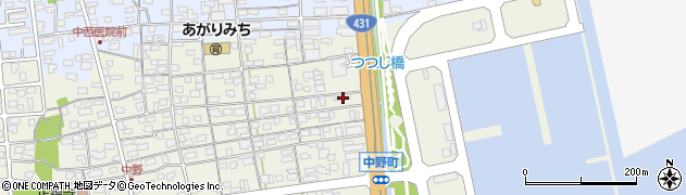 鳥取県境港市中野町3283周辺の地図