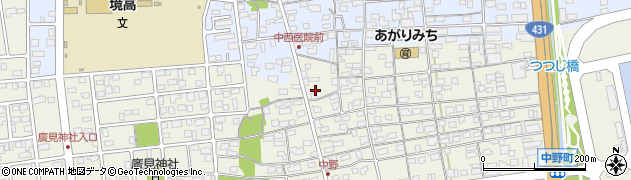 鳥取県境港市中野町2918周辺の地図