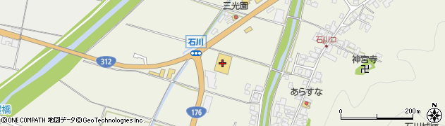 ジャパン野田川店周辺の地図