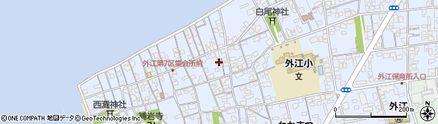 鳥取県境港市外江町2624周辺の地図