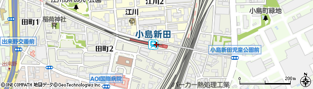 小島新田駅周辺の地図