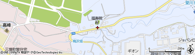 梅沢周辺の地図
