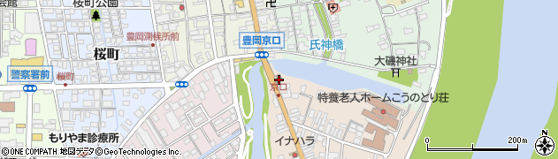 豊岡塩津郵便局周辺の地図