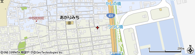 鳥取県境港市中野町3258-28周辺の地図