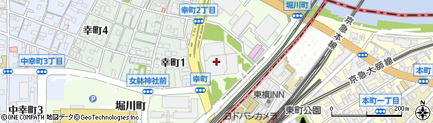 川崎ソリッドスクエア内郵便局周辺の地図