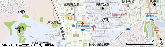 ジャパン豊岡店周辺の地図