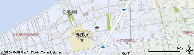 鳥取県境港市外江町1702周辺の地図
