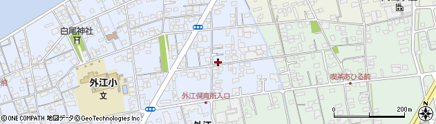 鳥取県境港市外江町1585周辺の地図
