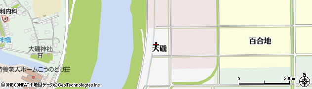 兵庫県豊岡市大磯周辺の地図