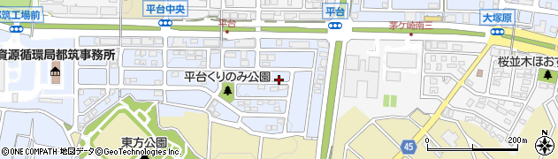神奈川県横浜市都筑区平台周辺の地図