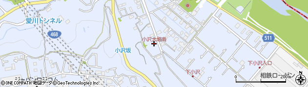 小沢大堀南周辺の地図