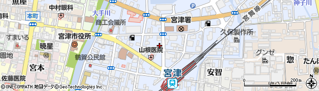 駅レンタカー宮津営業所周辺の地図