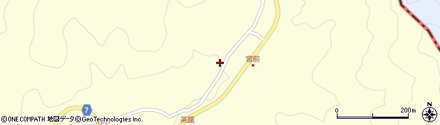 岐阜県中津川市馬籠3896周辺の地図