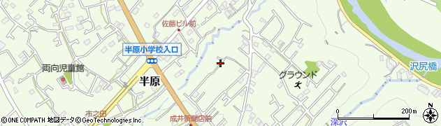 神奈川県愛甲郡愛川町半原周辺の地図